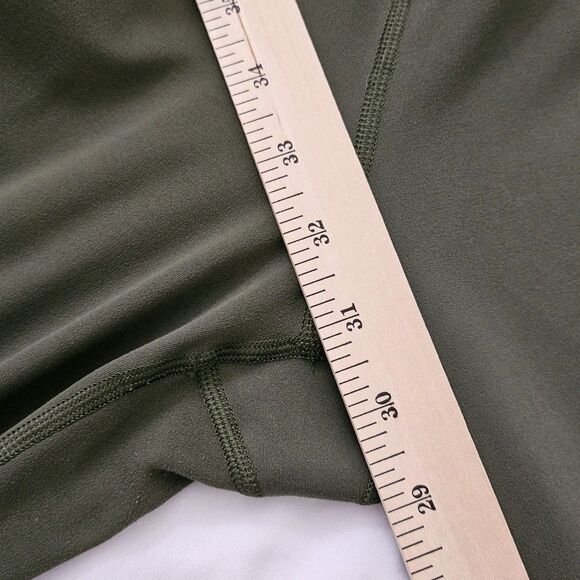 Athleta Elation Flare Pants 2X Olive Green High Rise Pull On Leggings 981683 - Picture 11 of 11